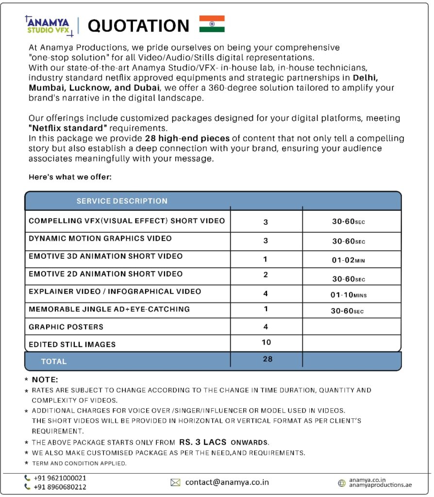 New updated rate card_quotation